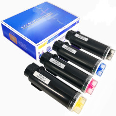 VICTORSTAR Cartouche de Toner Compatible Xerox 6510 6515 (Noir + Cyan + Magenta + Jaune) 4 Couleurs The Highest Yield 5500 Pages