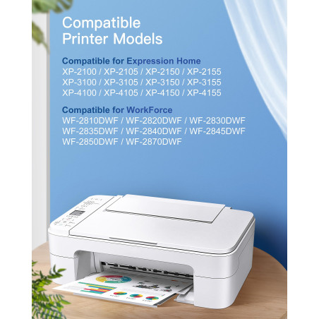 GPC Image Compatibles pour 603XL Cartouches d'encre Compatibles pour Epson 603 603 XL pour Expression Home XP-2100 XP-2105 XP-41