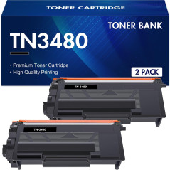 Toner Bank TN3480 Cartouche de Toner Compatible pour Brother TN-3480 TN3480 TN 3480 HL-L5100DN MFC-L5750DW HL-L5200DW MFC-L5700D