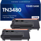 Toner Bank TN3480 Cartouche de Toner Compatible pour Brother TN-3480 TN3480 TN 3480 HL-L5100DN MFC-L5750DW HL-L5200DW MFC-L5700D