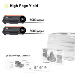 Toner Bank TN3480 Cartouche de Toner Compatible pour Brother TN-3480 TN3480 TN 3480 HL-L5100DN MFC-L5750DW HL-L5200DW MFC-L5700D