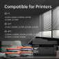 LEMERO Compatible pour Toner Brother TN2420 TN-2420 TN2410 TN-2410 pour Brother DCP-L2530DW MFC L2710DW DCP-L2510D HL-L2375DW HL
