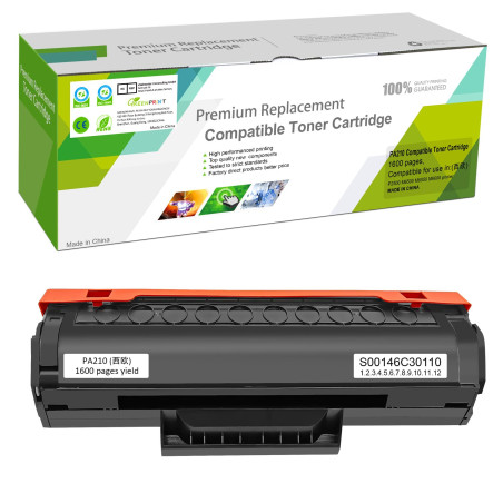 GREENPRINT Cartouche Toner Compatible PA-210 PA210 PA 210 1600 Pages Noir pour P2500W P2502W P2508W M6500NW M6500N M6500W M6550N