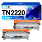 LxTek Compatible Cartouche de Toner Remplacement pour Brother TN2220 TN2010 pour MFC-7360N DCP-7055 HL-2130 MFC-7460DN HL-2240 H