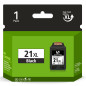 Economink 21XL Cartouche d'encre Remanufacturées pour 21 XL Noir pour PSC 1406 DeskJet F2288 F2185 D1555 D1568 F2275 F4180 D1455