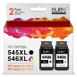 ejet 545 546 XL Cartouches d'encre Remplacement (Noir Couleur) pour Canon 545-546 XL PG-545XL CL-546XL pour Pixma MX495 TR4550 M