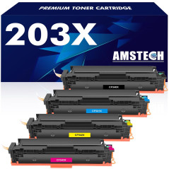 203X MFP M281fdw Cartouches de Toner pour HP 203X 203A Color LaserJet Pro M281fdn M281fdw M254dw M280nw M254nw M254dn M281 M254