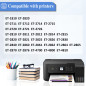 104 Encre Compatible avec Epson 104 Bouteille d'encre Multipack pour ecotank ET-1810 ET-2726 ET-2810 ET-2811 ET-2812 ET-2814 ET-