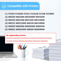 LAIPENG Compatible PA-210 PA210 Toner Cartouche PA210E 1600 Pages pour Pantum P2500W P2502W P2508W M6500NW M6500N M6500W M6550NW