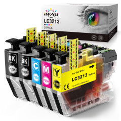 INK4U LC3213 LC3211 Cartouches d'encre Remplacement pour Brother LC3213 LC-3213 LC3211 pour Brother DCP-J572DW MFC-J491DW MFC-J8