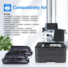 myCartridge TN3480 TN-3480 Cartouche de Toner Compatible avec Brother MFC-L6900DW HL-L6300DW HL-L6400DW DCP-L5500DN HL-L5100DN H