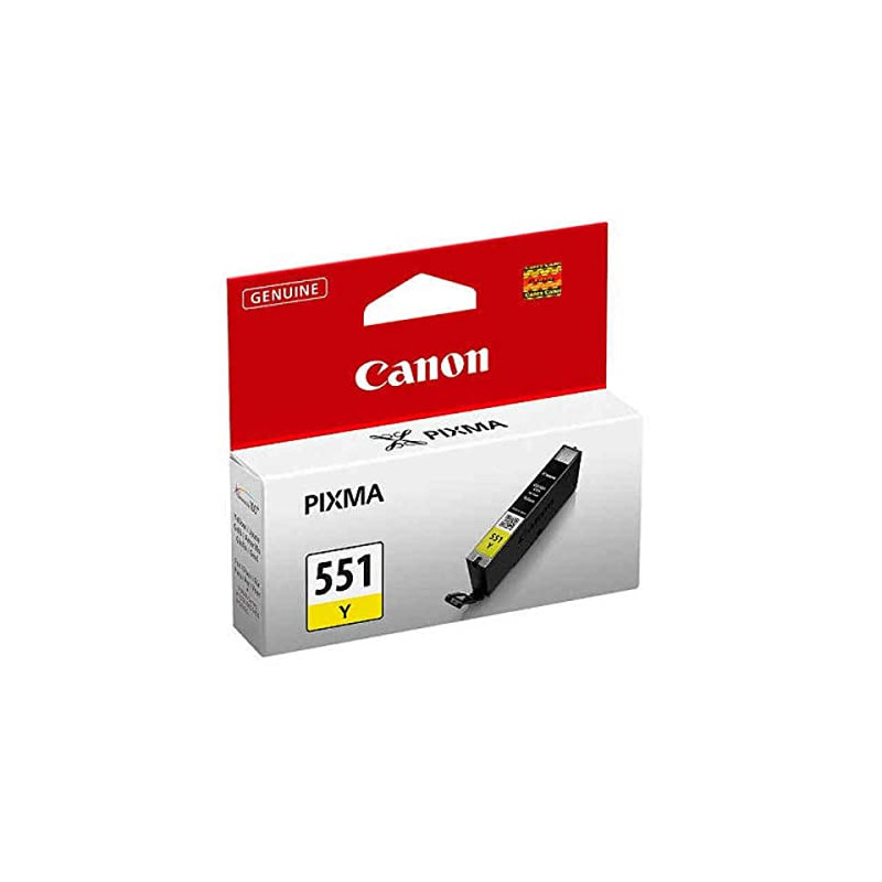 Canon CLI-551 Cartouche Y Jaune (Emballage carton) Canon CLI-551 Cartouche Y Jaune (Emballage carton)