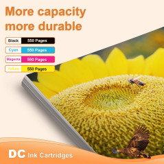 D&C 3X Jaune Cartouche d'encre Compatible pour Brother LC-223 XL pour Brother DCP-J4120DW DCP-J562DW MFC-J4120DW MFC-J4420DW MFC