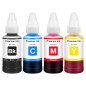 Compatible avec EPT664 Cartouche Encre pour EPT664 EPT6641 Bouteille d' Encre Couleurs 70mL Recharge pour Imprimante ET-2650 ET- Compatible avec EPT664 Cartouche Encre pour EPT664 EPT6641 Bouteille d' Encre Couleurs 70mL Recharge pour Imprimante ET-2650 ET-