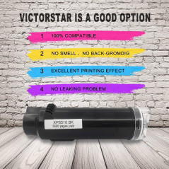 5 Packs Cartouches de Toner compatibles 6510 6515 【Extra High Rende】 5500 Pages BK 4300 Pages C m y pour Xerox 6510n 6510dn 6510