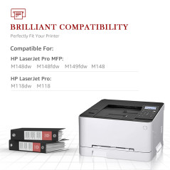 Toner Kingdom CF294A Cartouche de Toner Compatible pour HP 94A CF294A pour LaserJet Pro MFP M148dw M148fdw M148, LaserJet Pro M1