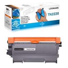 LOSMANN 1x Toner compatible avec Brother TN-2220 TN2220 TN-2010 TN2010 pour DCP-7055 W 7057 7060 D N 7065 DN 7070 DW, Fax 2840 2
