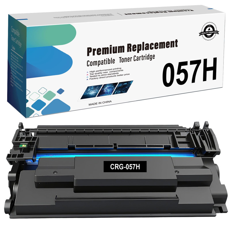 Cartouches de Toner Compatibles 057H (057) Noir Haute Capacité 10000 Pages BK pour Canon MF450 MF451DW MF452DW MF453DW MF455DW M
