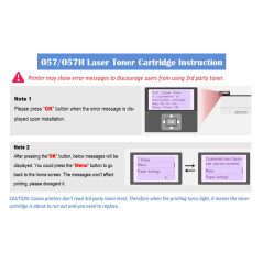 Cartouches de Toner Compatibles 057H (057) Noir Haute Capacité 10000 Pages BK pour Canon MF450 MF451DW MF452DW MF453DW MF455DW M