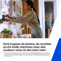 HP 303 Cartouche d'encre noire, Authentique, T6N02AE, Compatible avec les imprimantes Envy Photo 6220 / 6230 / 6255 / 7130 / 782