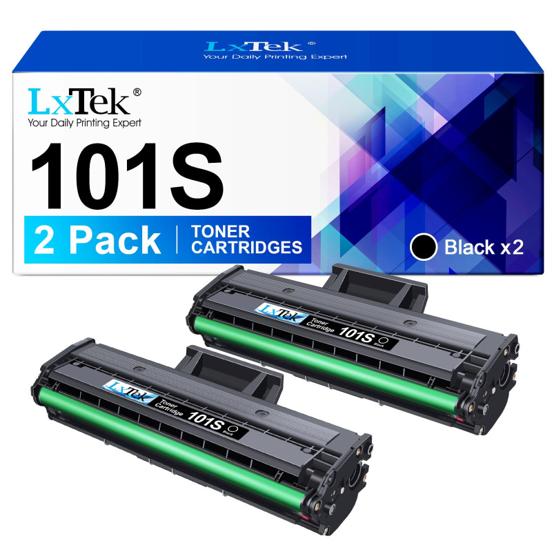 LxTek Compatible Cartouches de Toner Remplacement pour Samsung MLT-D101S pour ML-2160 ML-2165 ML-2165W ML-2168 SCX-3405W SCX-340