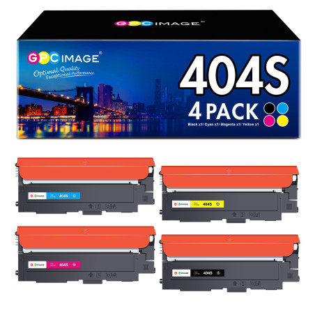 GPC Image Compatible Cartouche de Toner Remplacement pour Samsung CLT-P404C CLT-404S pour Xpress SL C480W C430W C483W C480FW C48