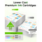 Jettruemedia 16XL Cartouches d'encre Remplacement pour 16 XL avec Workforce WF-2510 WF-2010 WF-2750 WF-2760 WF-2630 WF-2660 WF-2