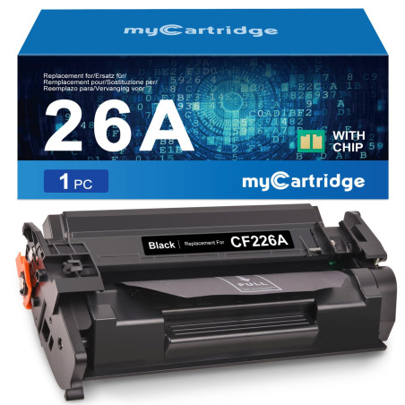 myCartridge CF226A 26A Toner Compatible pour HP 26A CF226A Toner pour HP LaserJet Pro MFP M426FDN M426FDW M402DN M402 M402N M402
