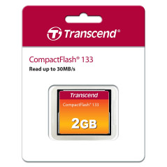 Scheda di memoria flash Transcend - 2 GB - 133x