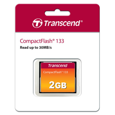 Scheda di memoria flash Transcend - 2 GB - 133x