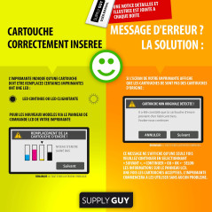 Supply Guy PGI-35 CLI-36 Cartouches Compatible avec Canon PGI35 CLI36 pour Canon Pixma TR150 IP100 IP110-Series MINI-260 MINI-36