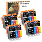 D&C 20x Compatible Cartouches pour Canon PGI-525 CLI-526 pour Canon Pixma IP4900 MG5140 MG5150 MG5240 MX710 MX715 MG6100 MG6150 D&C 20x Compatible Cartouches pour Canon PGI-525 CLI-526 pour Canon Pixma IP4900 MG5140 MG5150 MG5240 MX710 MX715 MG6100 MG6150