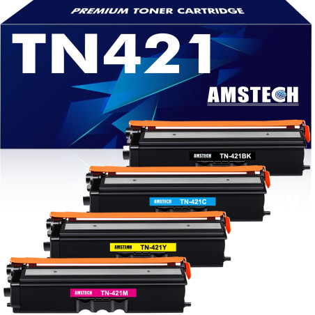 4 Pack TN421 TN423 TN421BK Cartouche de Toner pour Brother MFC-L8690CDW MFC L8690CDW HL-L8260CDW DCP-L8410CDW HL-L8360CDW MFC-L8