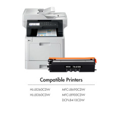 4 Pack TN421 TN423 TN421BK Cartouche de Toner pour Brother MFC-L8690CDW MFC L8690CDW HL-L8260CDW DCP-L8410CDW HL-L8360CDW MFC-L8