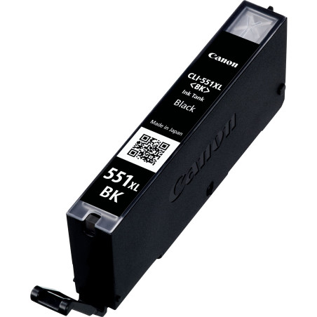 Canon CLI-551XL Cartouche BK Noire XL (Emballage carton)