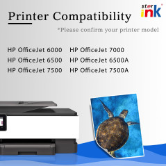 920XL Cartouches d'encre Compatible pour HP 920XL 920 XL pour HP Officejet 6500 6500A, HP Officejet 6000 7000, HP Officejet 7500