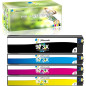 Jettruemedia 973X Cartouche d’Encre Compatible pour HP 973 X 973 (4 Multipack) pour HP PageWide Pro 477dw 577dw 452dw 477dn 452d Jettruemedia 973X Cartouche d’Encre Compatible pour HP 973 X 973 (4 Multipack) pour HP PageWide Pro 477dw 577dw 452dw 477dn 452d