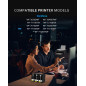 INK4U 27XL Cartouches d'encre Compatibles pour Epson 27 27XL Remplacement pour Epson Workforce WF-7620 WF-3620 WF-7720 WF-7710 W