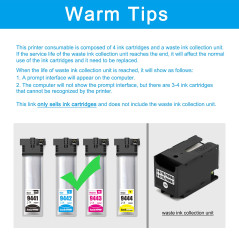 LCL T9441 Noir Haut rendement Cartouche d'encre Compatible pour Epson T9441 pour Epson Workforce Pro WF-C5210 WF-C5210DW WF-C529