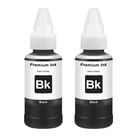 Compatible avec Encre EPT664 Noir pour EPT664 EPT6641 Black Bouteille d' Encre 70mL Recharge pour Imprimante ET 2650 ET 2600 ET-