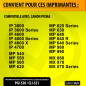 Supply Guy 20 Cartouches d'encre avec Puce Compatible avec Canon PGI-520 / CLI-521 pour Canon Pixma IP3600 IP4600 IP4600-X IP470