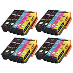 Supply Guy 20 Cartouches d'encre Compatible avec Epson 26XL pour Expression Premium XP510 XP520 XP600 XP605 XP610 XP615 XP620 XP