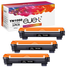 ejet TN1050 Cartouches de Toner Compatibles pour Brother TN1050 TN-1050 pour Brother MFC-1910W DCP-1610W HL-1110 HL-1210W DCP-15
