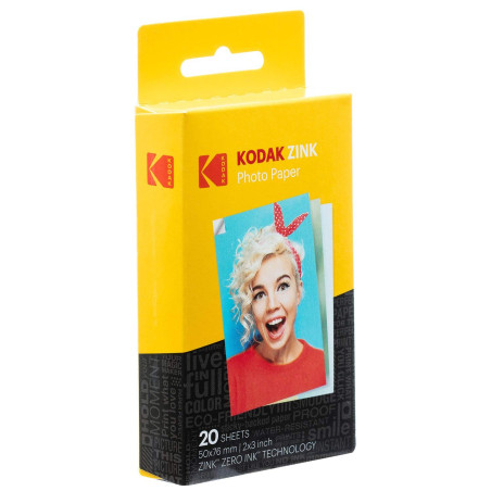 KODAK Step Imprimante Imprimante photo mobile sans fil avec technologie Zinc (Bleu) Kit de voyage