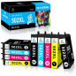 LeciRoba 502XL pour Encre et Cartouches Epson 502XL, WF-2860 et XP-5100, compatible avec Epson XP-5100/5105/5150/5155, WF-2860/2