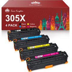 Toner Kingdom Remanufacturée Cartouche de Toner Compatible pour HP 305X pour HP LaserJet Pro 400 Color MFP M475dn MFP M475dw M45