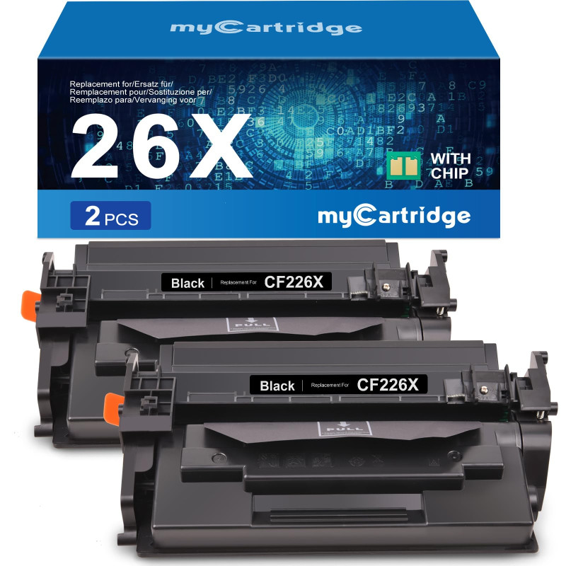 myCartridge CF226X 26X Toner Compatible pour HP 26X avec HP LaserJet Pro m402dn avec HP LaserJet Pro MFP-M426dw pour 26X CF226X myCartridge CF226X 26X Toner Compatible pour HP 26X avec HP LaserJet Pro m402dn avec HP LaserJet Pro MFP-M426dw pour 26X CF226X
