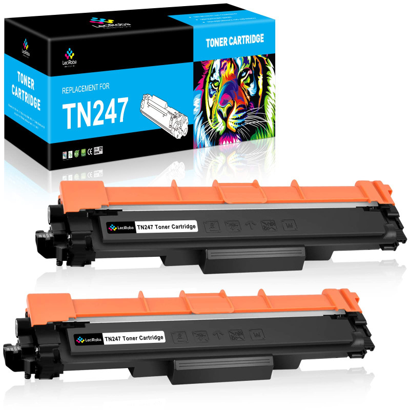 LeciRoba TN247 pour Cartouche Brother TN-247 TN243 TN247BK TN243BK ,pour Brother DCP-L3550CDW L3510CDW HL-L3210CW L3230CDN L3270 LeciRoba TN247 pour Cartouche Brother TN-247 TN243 TN247BK TN243BK ,pour Brother DCP-L3550CDW L3510CDW HL-L3210CW L3230CDN L3270