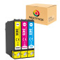 Nextpage Cartouches d'encre de rechange 34XL couleur compatibles avec les imprimantes Epson Workforce Pro WF-3720DWF WF-3725DWF Nextpage Cartouches d'encre de rechange 34XL couleur compatibles avec les imprimantes Epson Workforce Pro WF-3720DWF WF-3725DWF