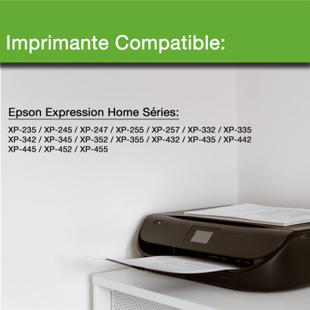 icartouche Cartouche d'encre Compatible pour Epson 29XL Expression Home XP-235 XP-245 XP-247 XP-255 XP-257 XP-332 XP-335 XP-342